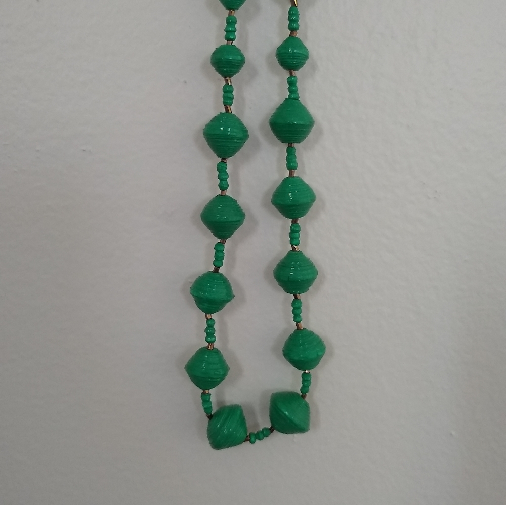Noonday Collection Paper bead Necklace